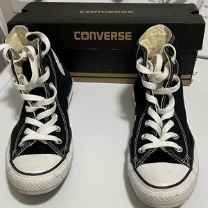 Converse Black and White High-Top Sneakers